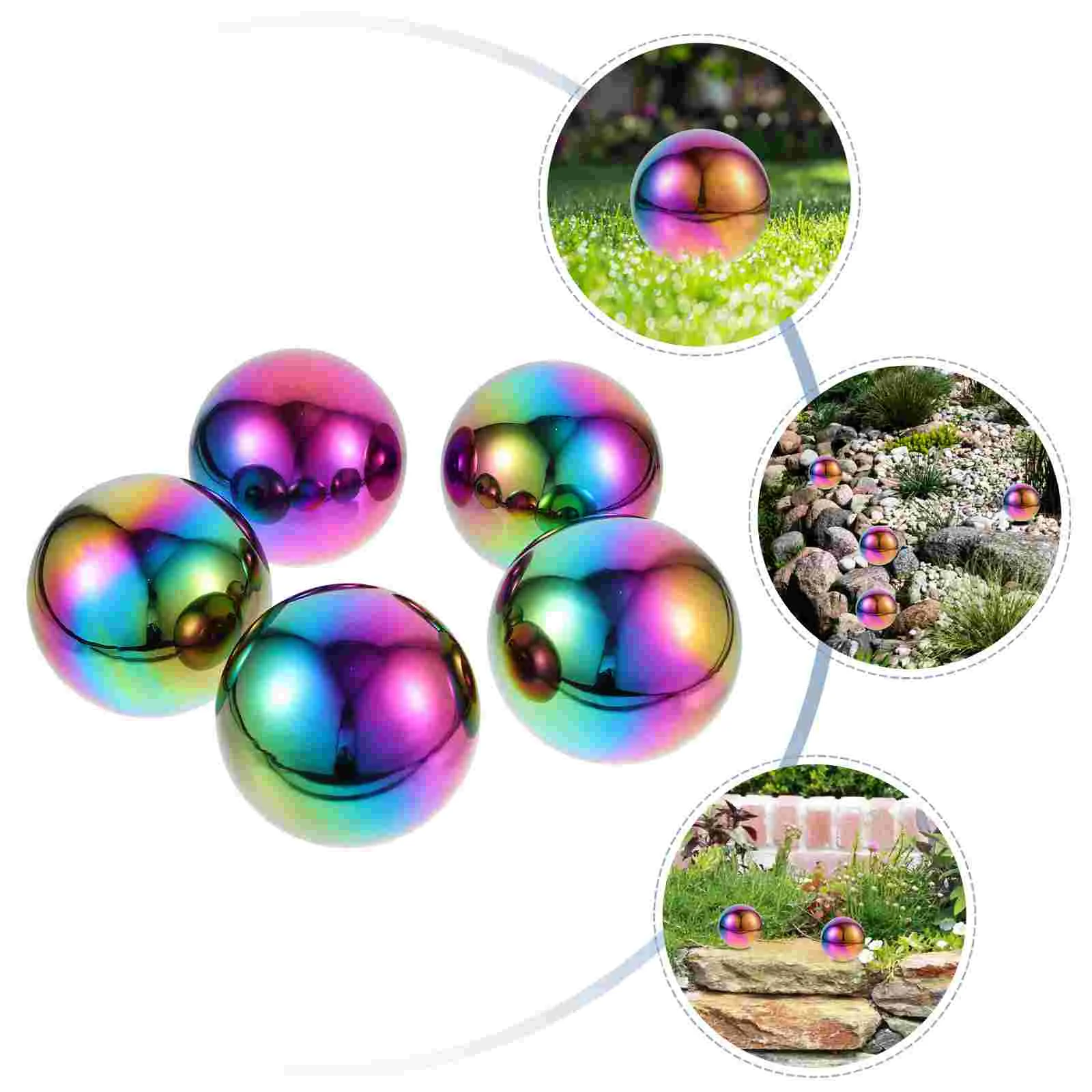 5 Pcs 304 Material Garden Gazing Ball Boutique Metal Stainless Steel Reflective Globe
5 Pcs 304 Material Garden Gazing Ball Boutique Metal Stainless Steel Reflective Globe