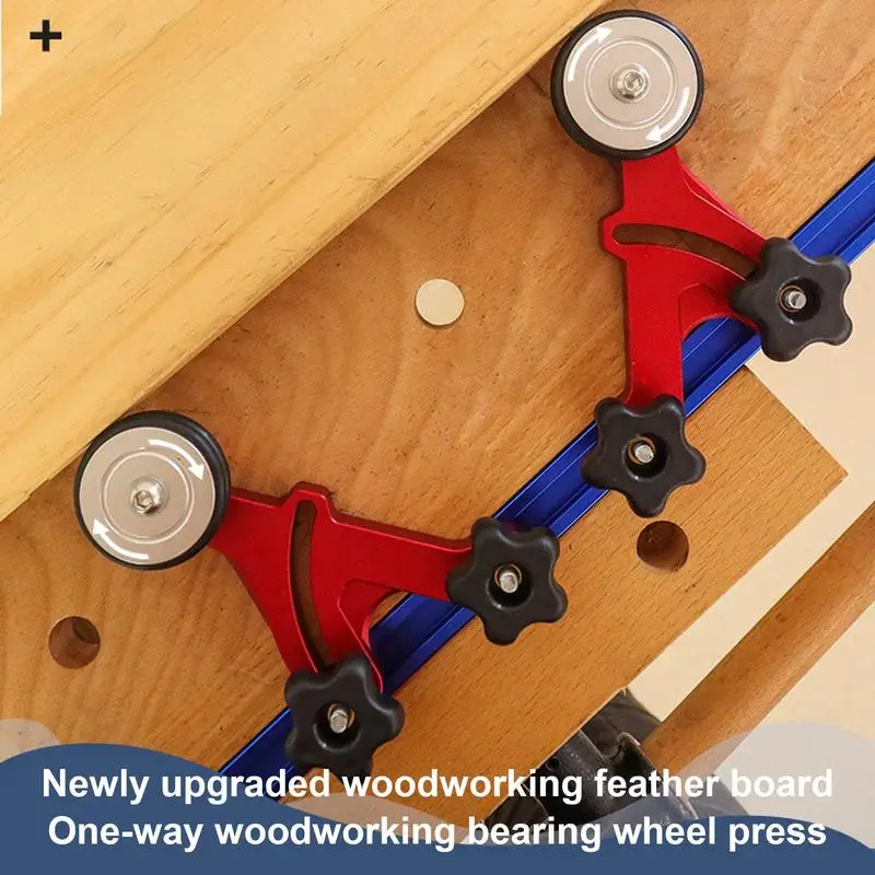 Table Saw Wood Feeder 1 Pair Woodworking Unidirectional Feeder Unidirectional Bearing Roller Aluminium Alloy For Pressing Feeder
Table Saw Wood Feeder 1 Pair Woodworking Unidirectional Feeder Unidirectional Bearing Roller Aluminium Alloy For Pressing Feeder