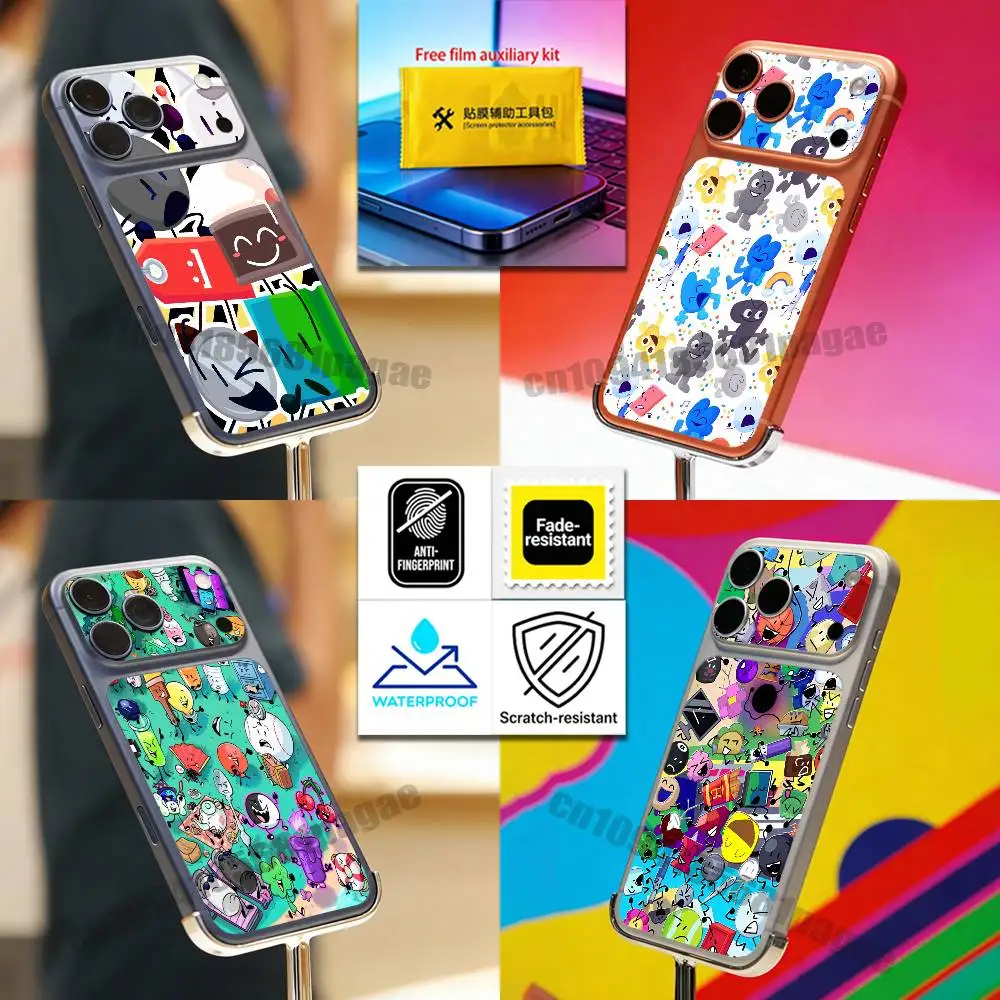 For Bfdi B-Battle For Dream Island iPhone 17 Pro Max Phone Back Film Decal Skin Wrap Protective Sticker Full Cover
For Bfdi B-Battle For Dream Island iPhone 17 Pro Max Phone Back Film Decal Skin Wrap Protective Sticker Full Cover
