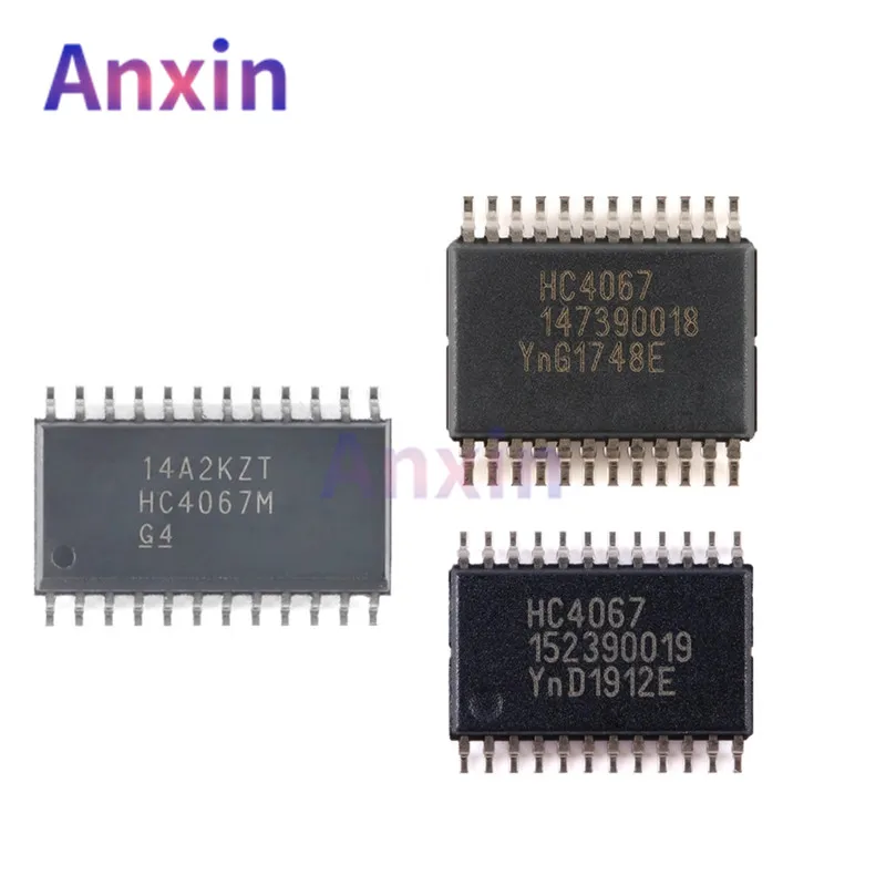 10PCS HC4067 HC4067M CD74HC4067M96 SOP24 74HC4067DB SSOP24 74HC4067PW TSSOP24 16channel Analog Multiplexer Demultiplexer IC SMD
10PCS HC4067 HC4067M CD74HC4067M96 SOP24 74HC4067DB SSOP24 74HC4067PW TSSOP24 16channel Analog Multiplexer Demultiplexer IC SMD
