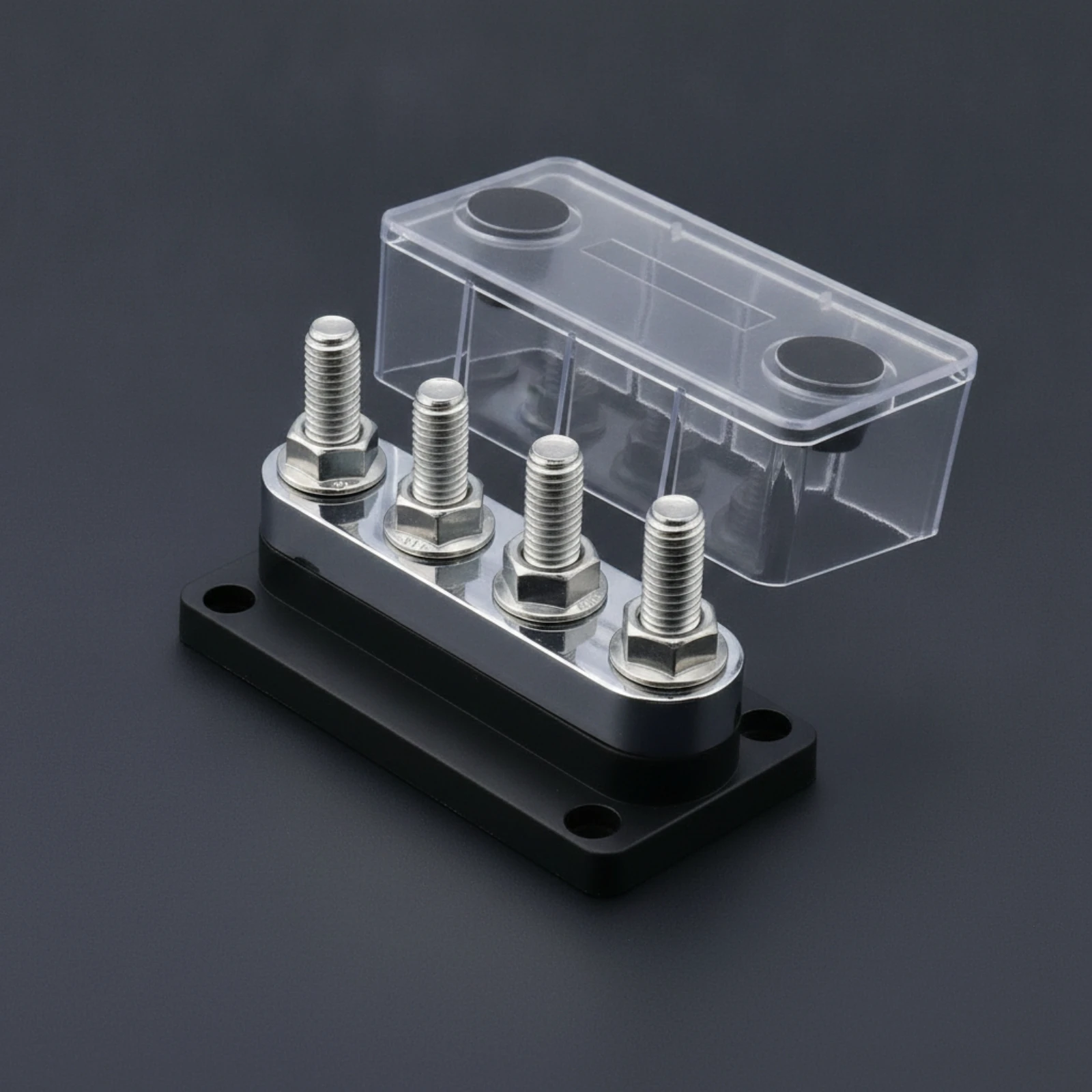 Bus Bar with Cover Safety Busbar with Cover Power Distribution Block Compact Bus Bar with Screw Terminals 48V DC for RV
Bus Bar with Cover Safety Busbar with Cover Power Distribution Block Compact Bus Bar with Screw Terminals 48V DC for RV