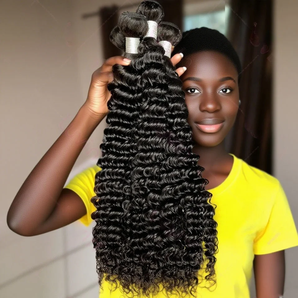 30, 36, 40 дюймов, волнистые вьющиеся волосы, пучки, глубокие волны, наращивание человеческих волос, бразильские девственные волосы Remy, необработанное плетение 
30, 36, 40 дюймов, волнистые вьющиеся волосы, пучки, глубокие волны, наращивание человеческих волос, бразильские девственные волосы Remy, необработанное плетение