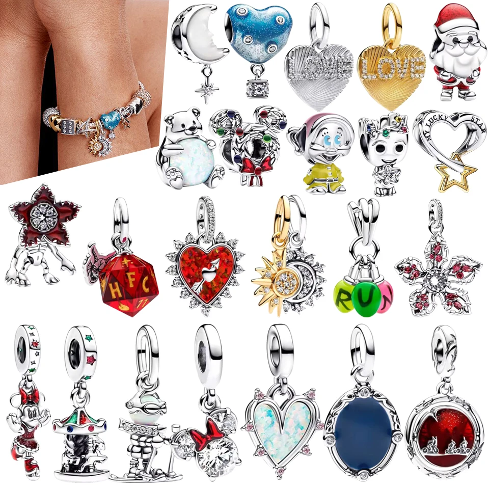 New Disney Mickey Rotating Carriage Beads Minnie Princess Love Pendant Fashionable Girlfriend Gift Exquisite DIY Charm Jewelry
New Disney Mickey Rotating Carriage Beads Minnie Princess Love Pendant Fashionable Girlfriend Gift Exquisite DIY Charm Jewelry