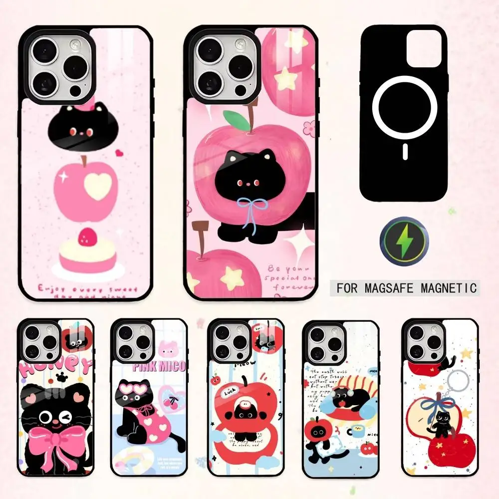 Y2K Cute Black Cat Phone Case For iPhone17,16,15,14,13,12,11 Plus,Pro Max Magnetic For Magsafe Wireless Charging
Y2K Cute Black Cat Phone Case For iPhone17,16,15,14,13,12,11 Plus,Pro Max Magnetic For Magsafe Wireless Charging