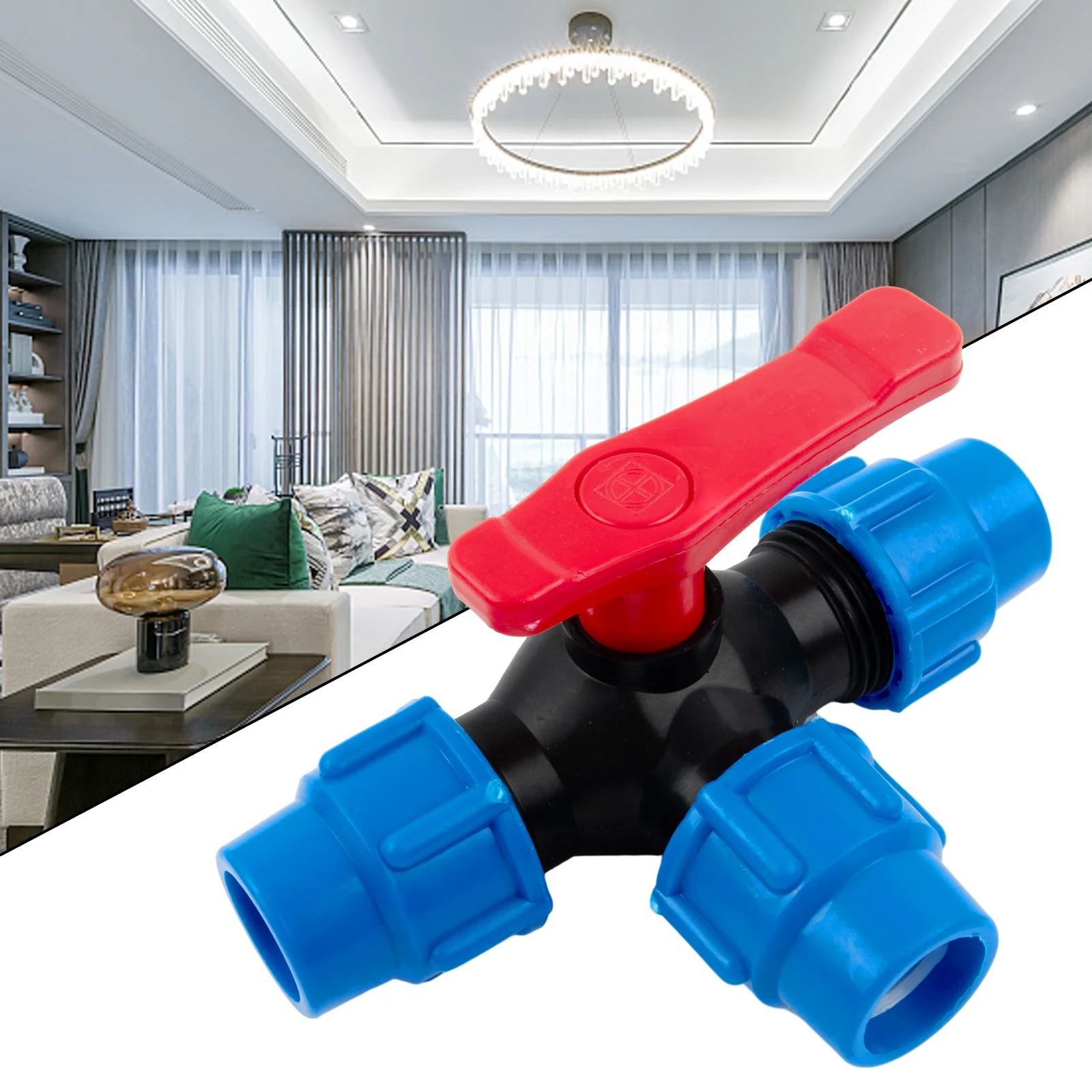 Accessories Ball Valve 20mm-50mm 3-Way Ball Valve Black+Blue Plastic Valve Ball Valve Valve Brand New High Quality
Accessories Ball Valve 20mm-50mm 3-Way Ball Valve Black+Blue Plastic Valve Ball Valve Valve Brand New High Quality
