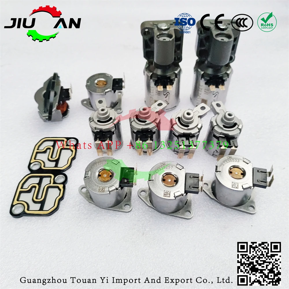 02E DQ250 DSG 6-Speed Transmission Valve Solenoids Kits 02E325025 02E321371E For A3 Q3 Seat Touran Golf Passat
02E DQ250 DSG 6-Speed Transmission Valve Solenoids Kits 02E325025 02E321371E For A3 Q3 Seat Touran Golf Passat
