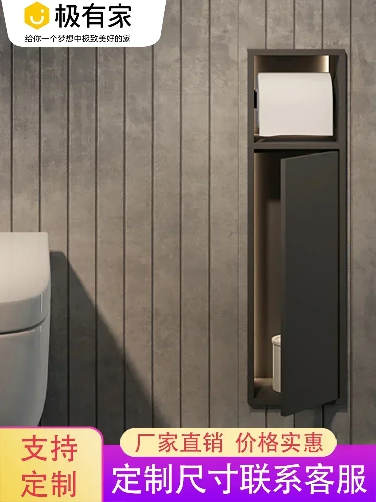 Stainless Steel Niche Concealed Embedded Toilet Brush Toilet Hotel Shelf Toilet Roll Stand
Stainless Steel Niche Concealed Embedded Toilet Brush Toilet Hotel Shelf Toilet Roll Stand