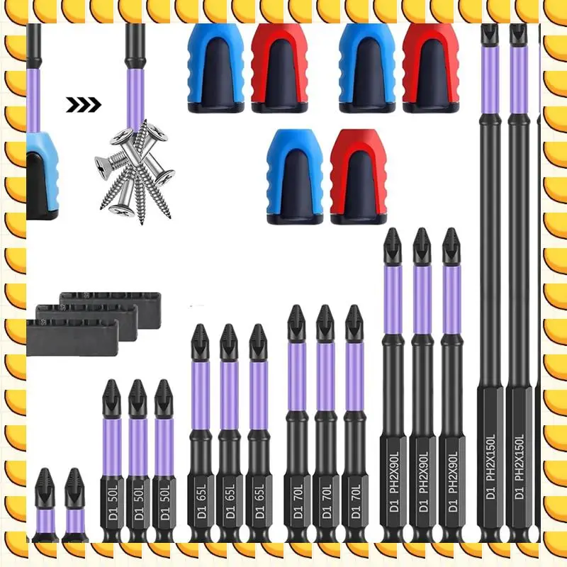 BAAU Strong Magnetic Bit Shock-Proof Bits Upgraded High Hardness And Super Strong Magnetic Bit, With Magnetizers
BAAU Strong Magnetic Bit Shock-Proof Bits Upgraded High Hardness And Super Strong Magnetic Bit, With Magnetizers