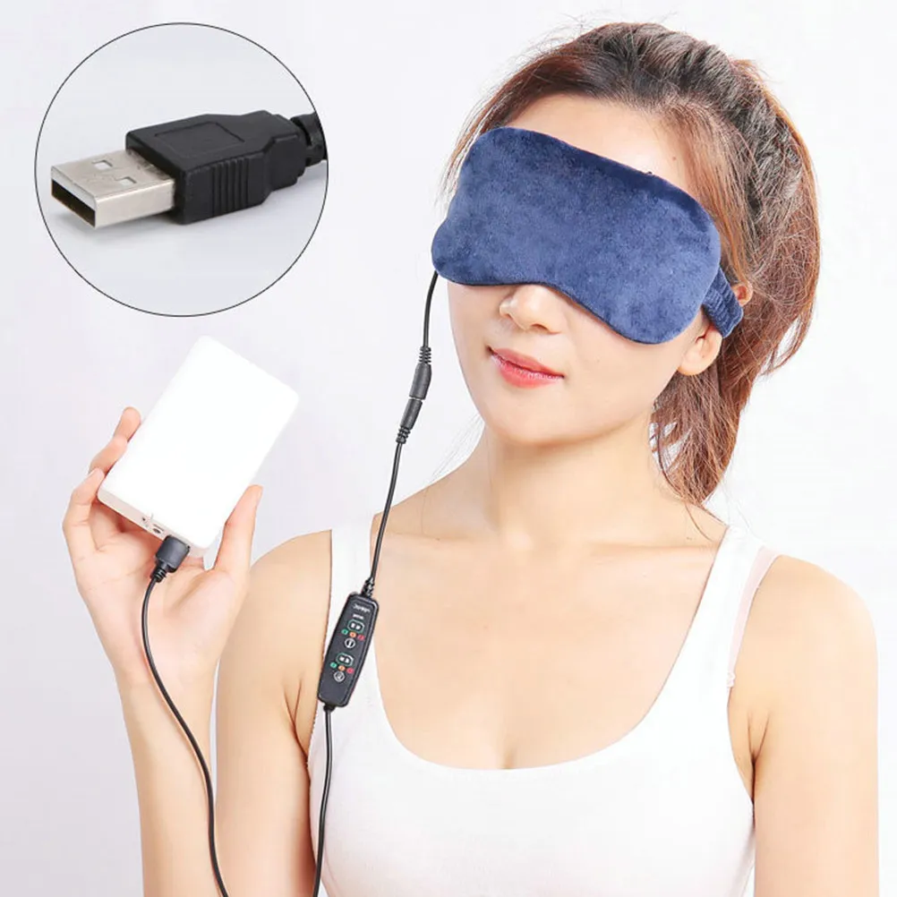 USB Charging Heating Eye Mask Dark Blue Hot Compress Adjustable Elastic Tape Shading Eye Patch Relieve Pressure Improve Blood
USB Charging Heating Eye Mask Dark Blue Hot Compress Adjustable Elastic Tape Shading Eye Patch Relieve Pressure Improve Blood