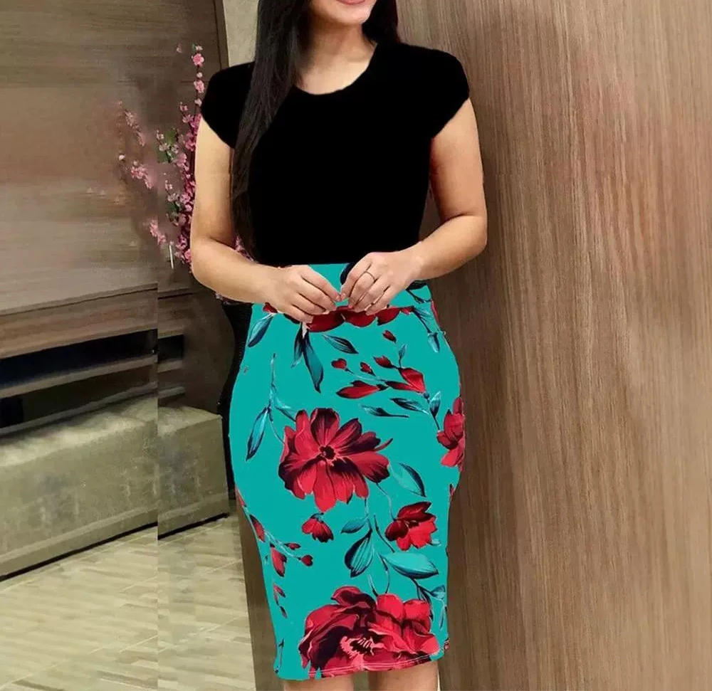 New Fashion 2024 Summer Dress Casual Sexy Skirt for Women Elegant Floral Print Patchwork Slim Fit Dresses Female Clothing Y2k
New Fashion 2024 Summer Dress Casual Sexy Skirt for Women Elegant Floral Print Patchwork Slim Fit Dresses Female Clothing Y2k