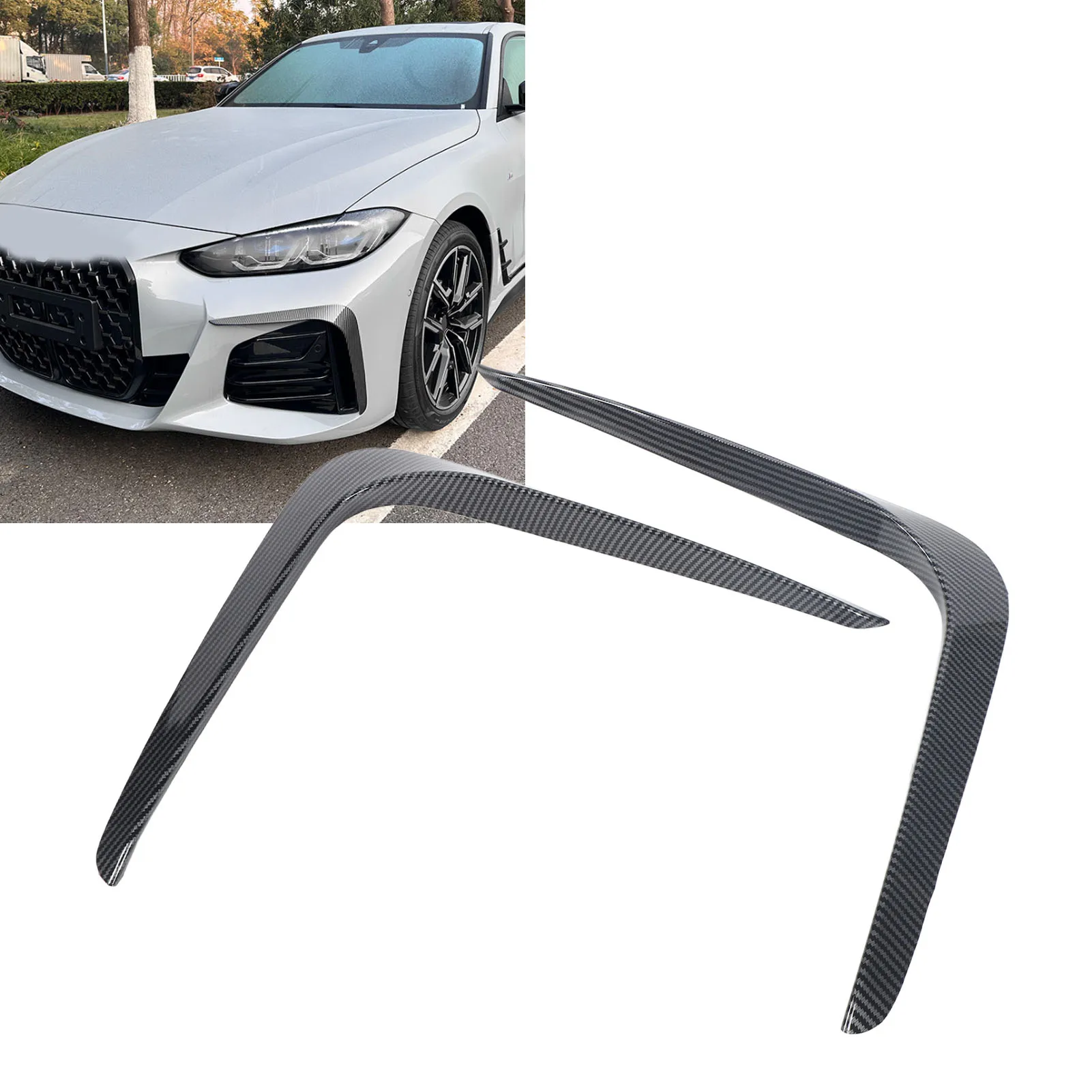 1 Pair Front Air Vent Splitter Enhanced Aerodynamics for BMW 4 Series G22 G23 Front Bumper Car Modification Accessory
1 Pair Front Air Vent Splitter Enhanced Aerodynamics for BMW 4 Series G22 G23 Front Bumper Car Modification Accessory