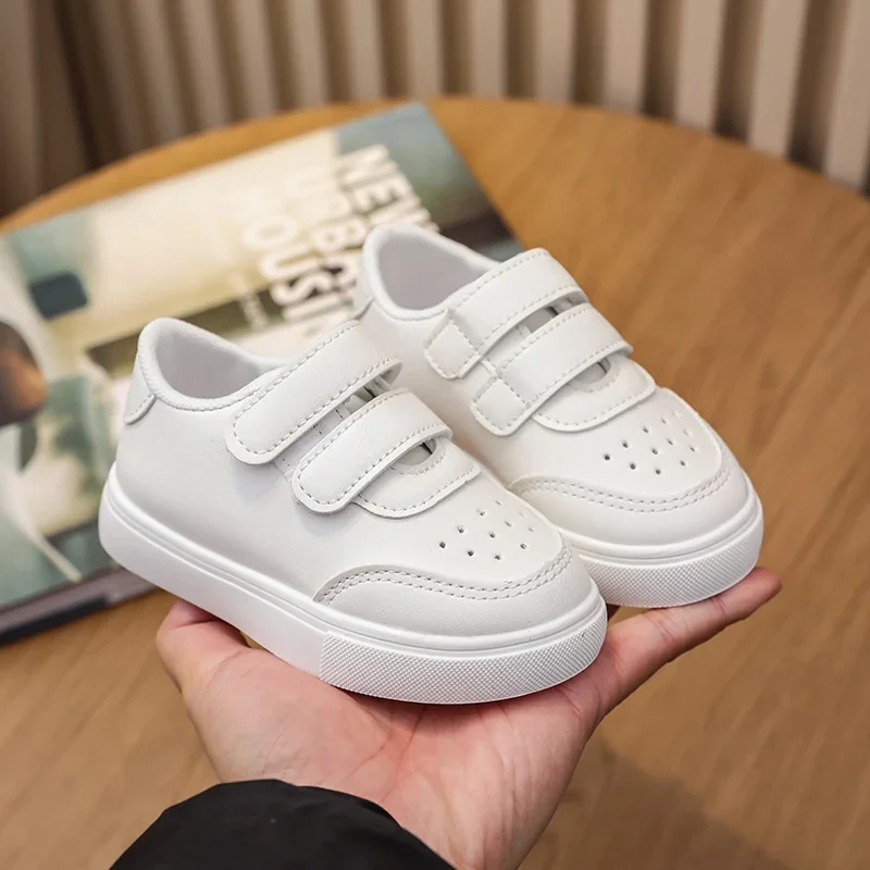 Spring Autumn Children's Boys Sneakers White Simple Girls Fashion Uniform Sneakers School Classic Kids Causal Sports Shoes Soft
Spring Autumn Children's Boys Sneakers White Simple Girls Fashion Uniform Sneakers School Classic Kids Causal Sports Shoes Soft