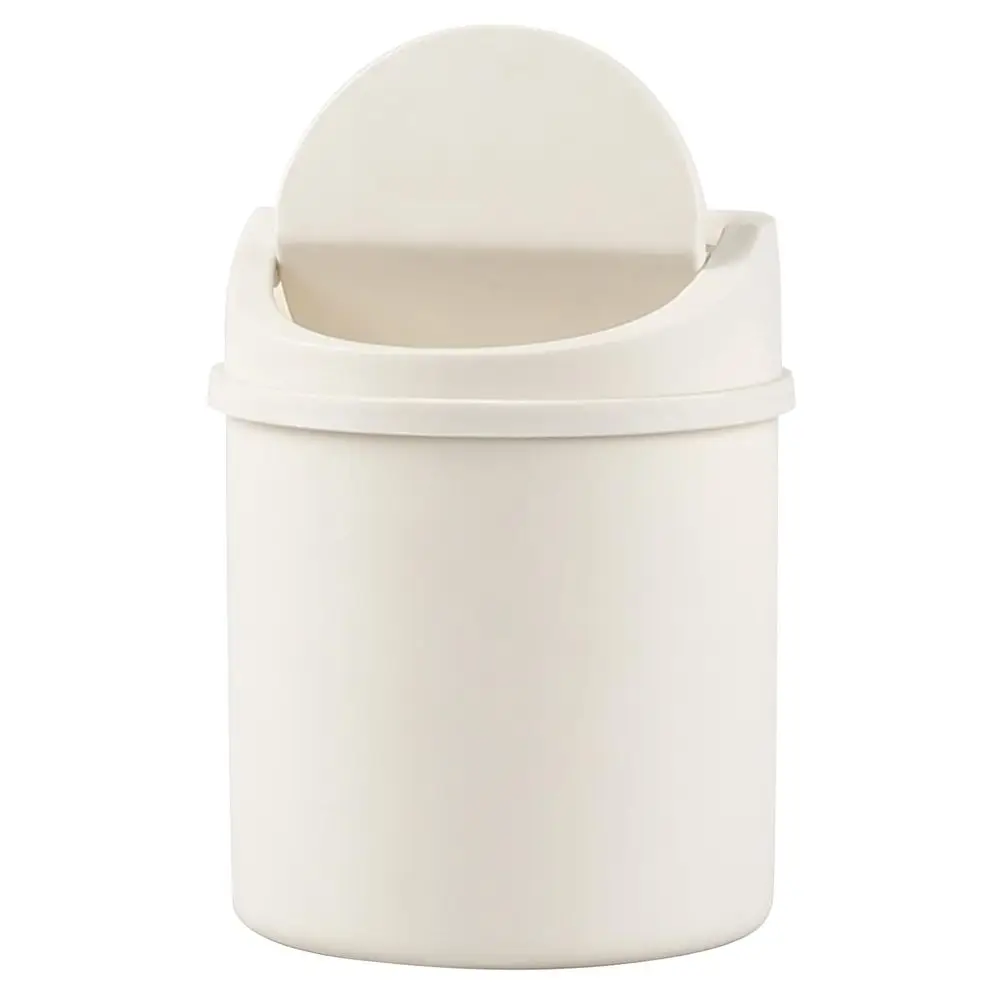 0.7 Gallon Compact Swing-Top Trash Bin, Mini White Garbage Can
0.7 Gallon Compact Swing-Top Trash Bin, Mini White Garbage Can