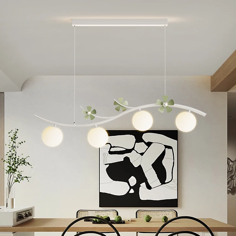 Minimalist modern restaurant lights minimalist Nordic creative curved magic bean lights personalized dining table pendant lights
Minimalist modern restaurant lights minimalist Nordic creative curved magic bean lights personalized dining table pendant lights