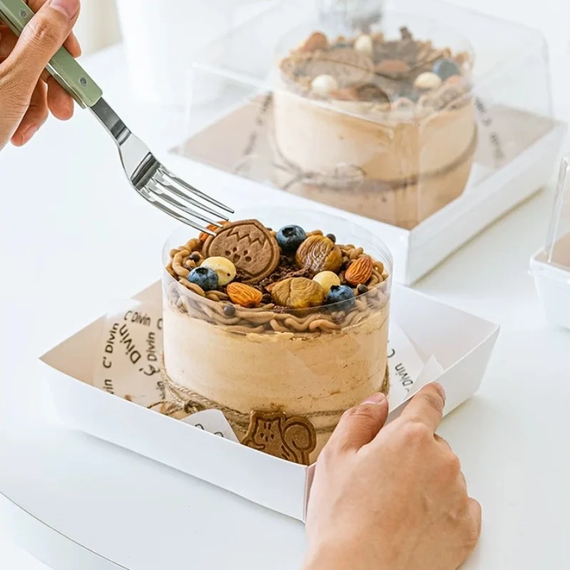 4 Inch 5 Inch Cake Paaging Box Heightened Version Tirsu Multi-layer Mousse Cutting Baking Dert Transparent Paing Box
4 Inch 5 Inch Cake Paaging Box Heightened Version Tirsu Multi-layer Mousse Cutting Baking Dert Transparent Paing Box