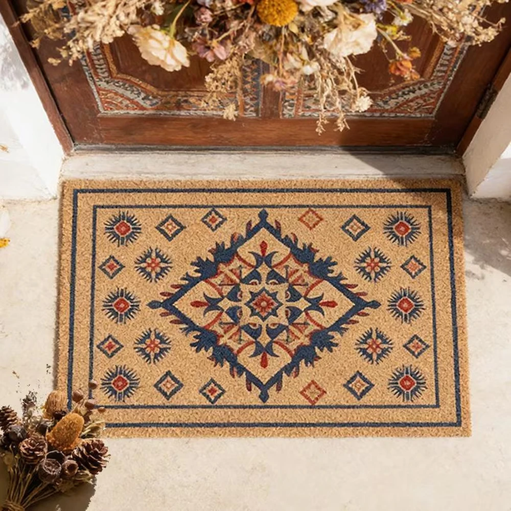 Custom Boho Tribal Doormat Southwestern Welcome Mat Aztec Geometric Pattern Rug for Entryway Outdoor Front Porch Decor Gift
Custom Boho Tribal Doormat Southwestern Welcome Mat Aztec Geometric Pattern Rug for Entryway Outdoor Front Porch Decor Gift
