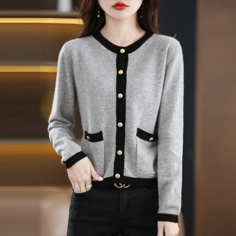 Women's 100% Wool/Cashmere Cardigan Spring New Large Coat High end Cashmere Sweater Loose Women's Jacket Thick Top
Women's 100% Wool/Cashmere Cardigan Spring New Large Coat High end Cashmere Sweater Loose Women's Jacket Thick Top