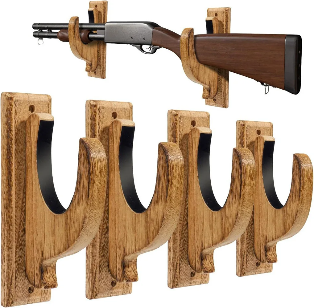 1/2 Pairs Wooden Wall-Mounted Shotgun Rack Solid Multifunctional Wall Ornament Organizer Gun Bow Rifle Brackets Display
1/2 Pairs Wooden Wall-Mounted Shotgun Rack Solid Multifunctional Wall Ornament Organizer Gun Bow Rifle Brackets Display