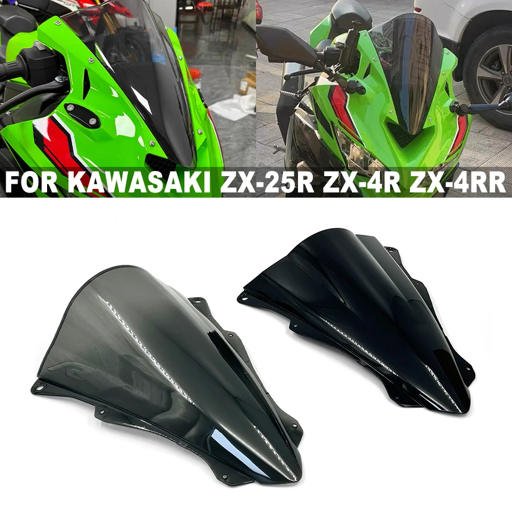 FOR KAWASAKI ZX-25R ZX-4R ZX-4RR ZX 25R 4R 4RR Motorcycle Windshield Front Wind Deflector Sport Racing Windscreen Accessories
FOR KAWASAKI ZX-25R ZX-4R ZX-4RR ZX 25R 4R 4RR Motorcycle Windshield Front Wind Deflector Sport Racing Windscreen Accessories
