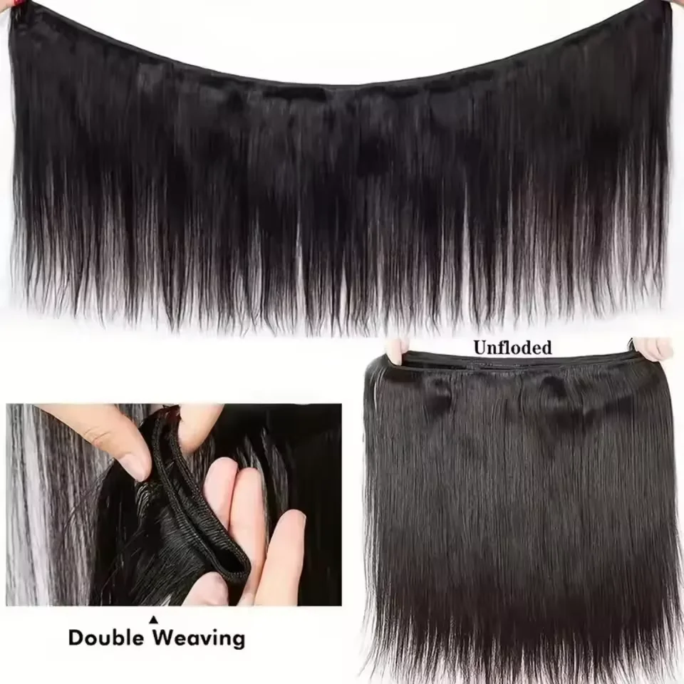32 34 36 38 40 Inch Straight hair Bundles Natural Brazilian Fabric Black Human Hair for Women
32 34 36 38 40 Inch Straight hair Bundles Natural Brazilian Fabric Black Human Hair for Women
