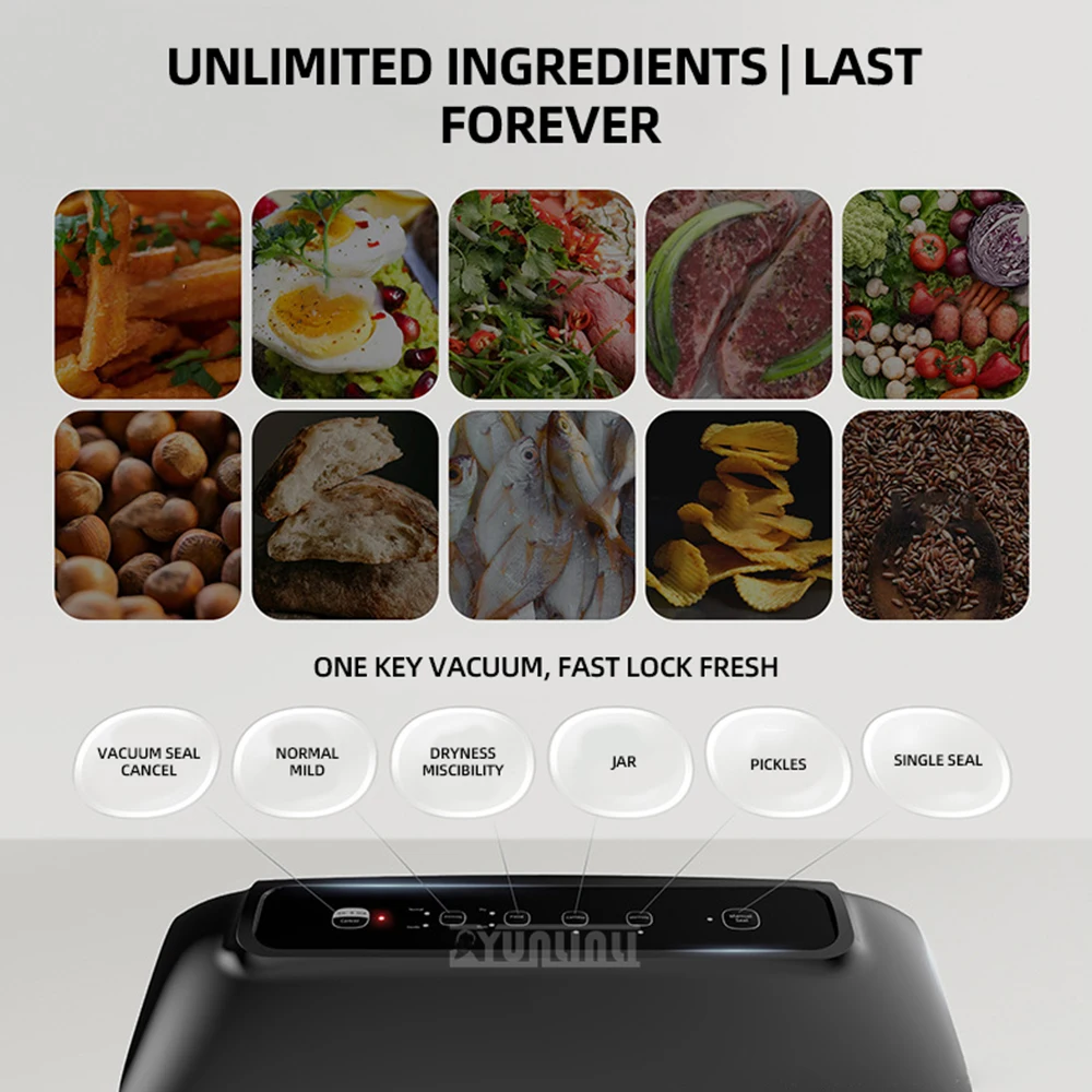 Household Automatic Vacuum Sealer Packaging Machine For Kitchen Fresh Sealing Machine
Household Automatic Vacuum Sealer Packaging Machine For Kitchen Fresh Sealing Machine
