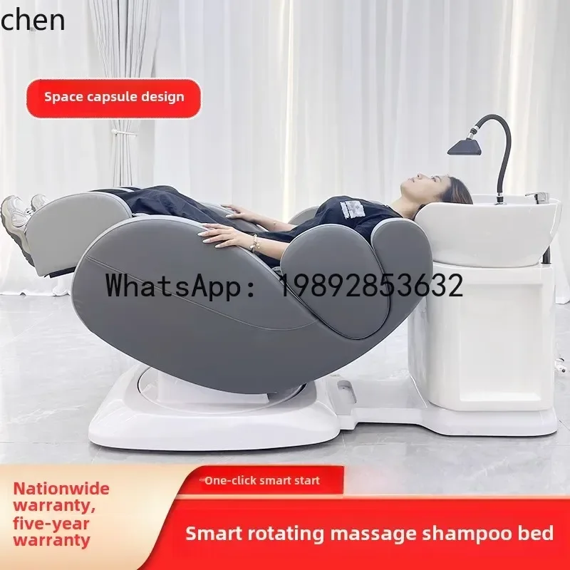 YZ intelligent electric hair chair hair salon flushing bed multi-function rotary washing and care integrated bed home decor
YZ intelligent electric hair chair hair salon flushing bed multi-function rotary washing and care integrated bed home decor