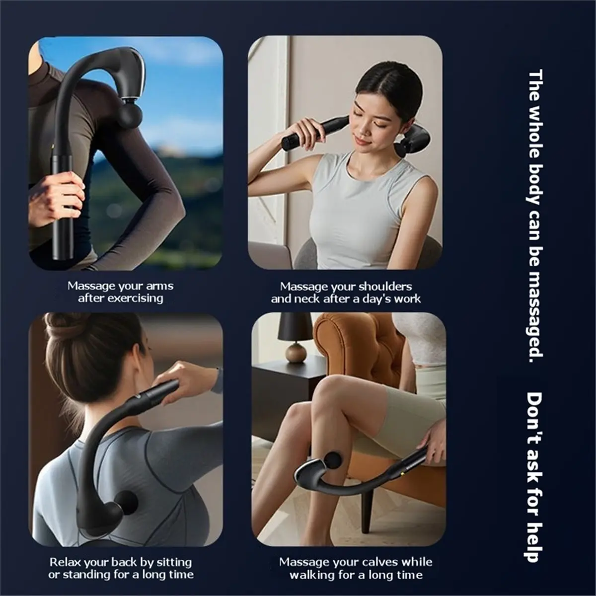 【COUNTDOWN DEAL】 Smart Fascia Electric Massager Massage Hammer Electric Fascia Home Handheld Hammer Back Artifact
【COUNTDOWN DEAL】 Smart Fascia Electric Massager Massage Hammer Electric Fascia Home Handheld Hammer Back Artifact