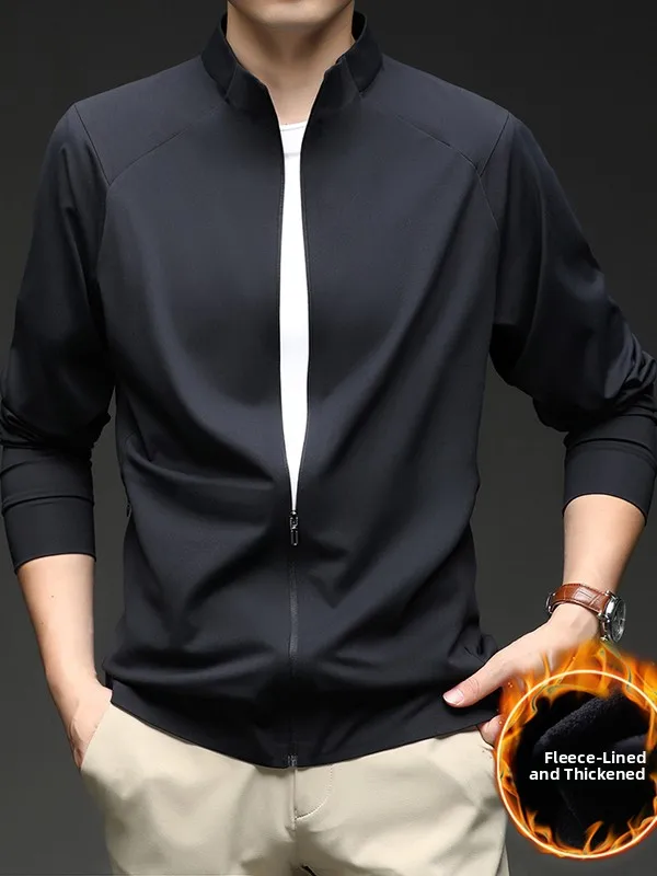 Men's Fce Lined Thiened Casual Jaet Stand Collar Warm Outerwear Faionable Korean Sle Sl Slim Fit Open Cardigan
Men's Fce Lined Thiened Casual Jaet Stand Collar Warm Outerwear Faionable Korean Sle Sl Slim Fit Open Cardigan