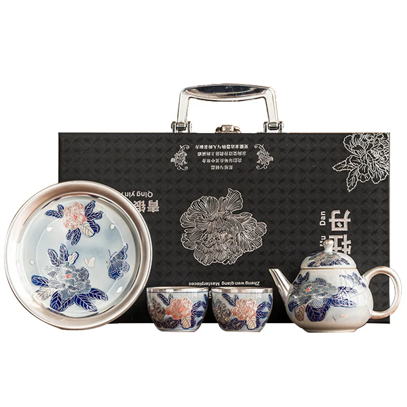 Чайный сервиз Liu Yin Peony Kung Fu, чайник, набор чашек, подарочная коробка для лидеров и пожилых людей компании
Чайный сервиз Liu Yin Peony Kung Fu, чайник, набор чашек, подарочная коробка для лидеров и пожилых людей компании