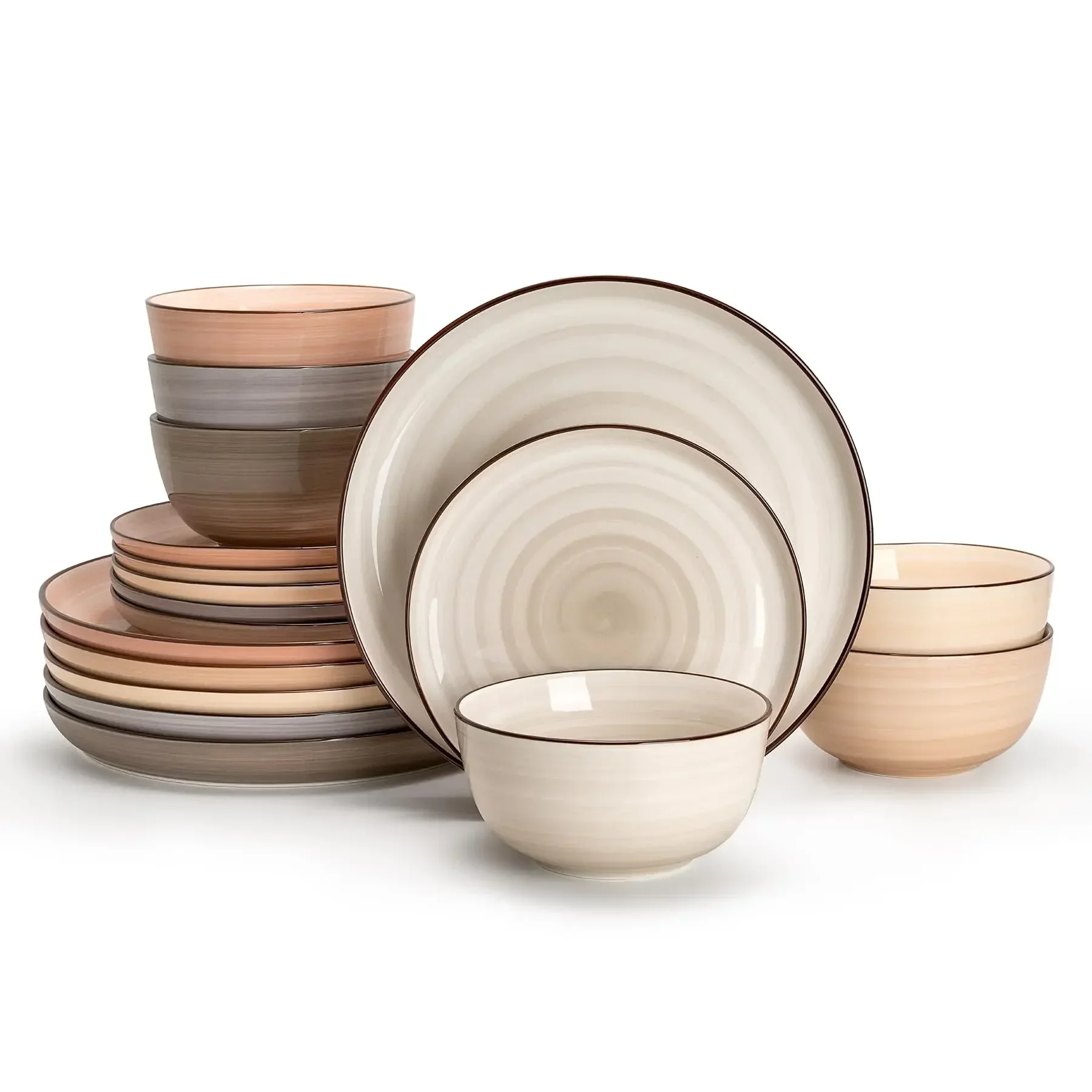 Sweese18-Piece Porcelain Round Dinnerware Set Service for 6, Neutral Colors
Sweese18-Piece Porcelain Round Dinnerware Set Service for 6, Neutral Colors