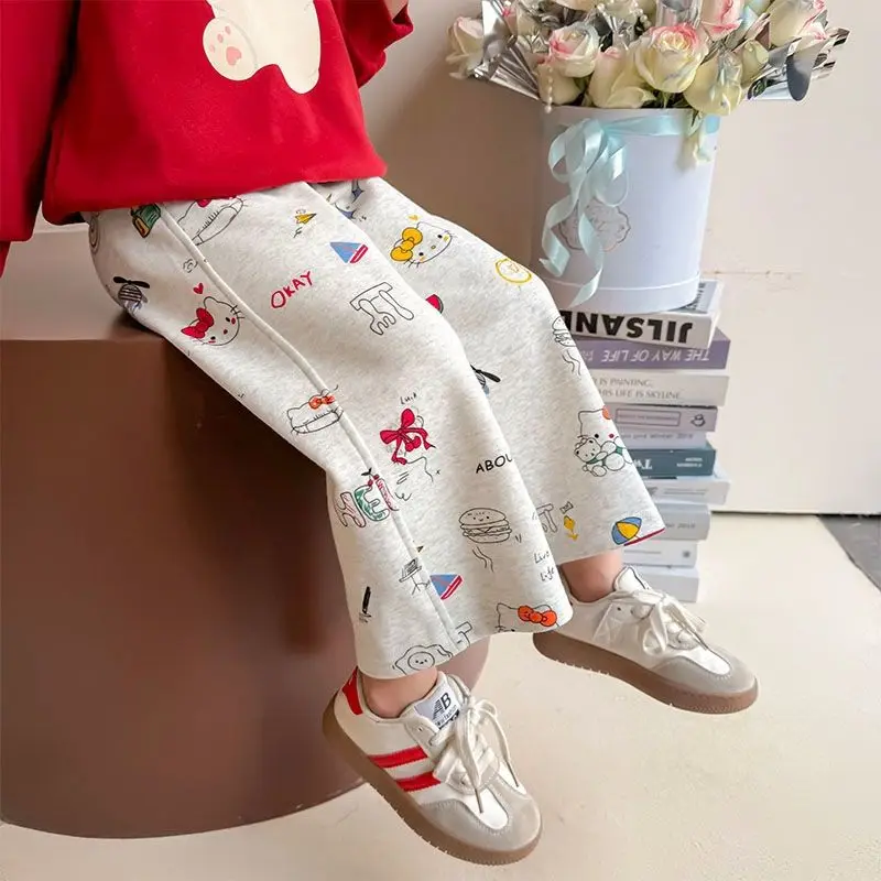 Girly Heart Hello Kitty Anime Kawaii MINISO Sweatpants Spring Autumn Children Fashion Graffiti Casual Long Pants Clothes Gifts
Girly Heart Hello Kitty Anime Kawaii MINISO Sweatpants Spring Autumn Children Fashion Graffiti Casual Long Pants Clothes Gifts