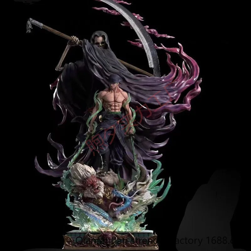 One Piece Death God Roronoa Zoro GK Figure 26cm Static Straw Hat Pirates Anime Display Statue Collectible Model Desk Decor Gift
One Piece Death God Roronoa Zoro GK Figure 26cm Static Straw Hat Pirates Anime Display Statue Collectible Model Desk Decor Gift