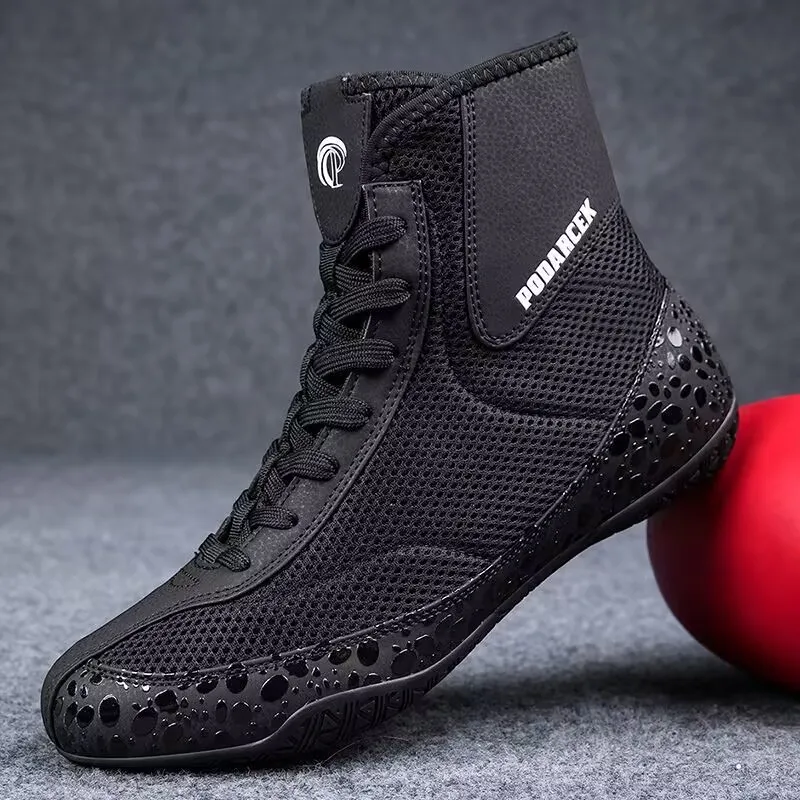 Luxury Brand Wrestling Boots for Men Professional Boxing Shoes Anti-Slippery Fighting Shoes Mesh Breathable Gym Training Shoe
Luxury Brand Wrestling Boots for Men Professional Boxing Shoes Anti-Slippery Fighting Shoes Mesh Breathable Gym Training Shoe