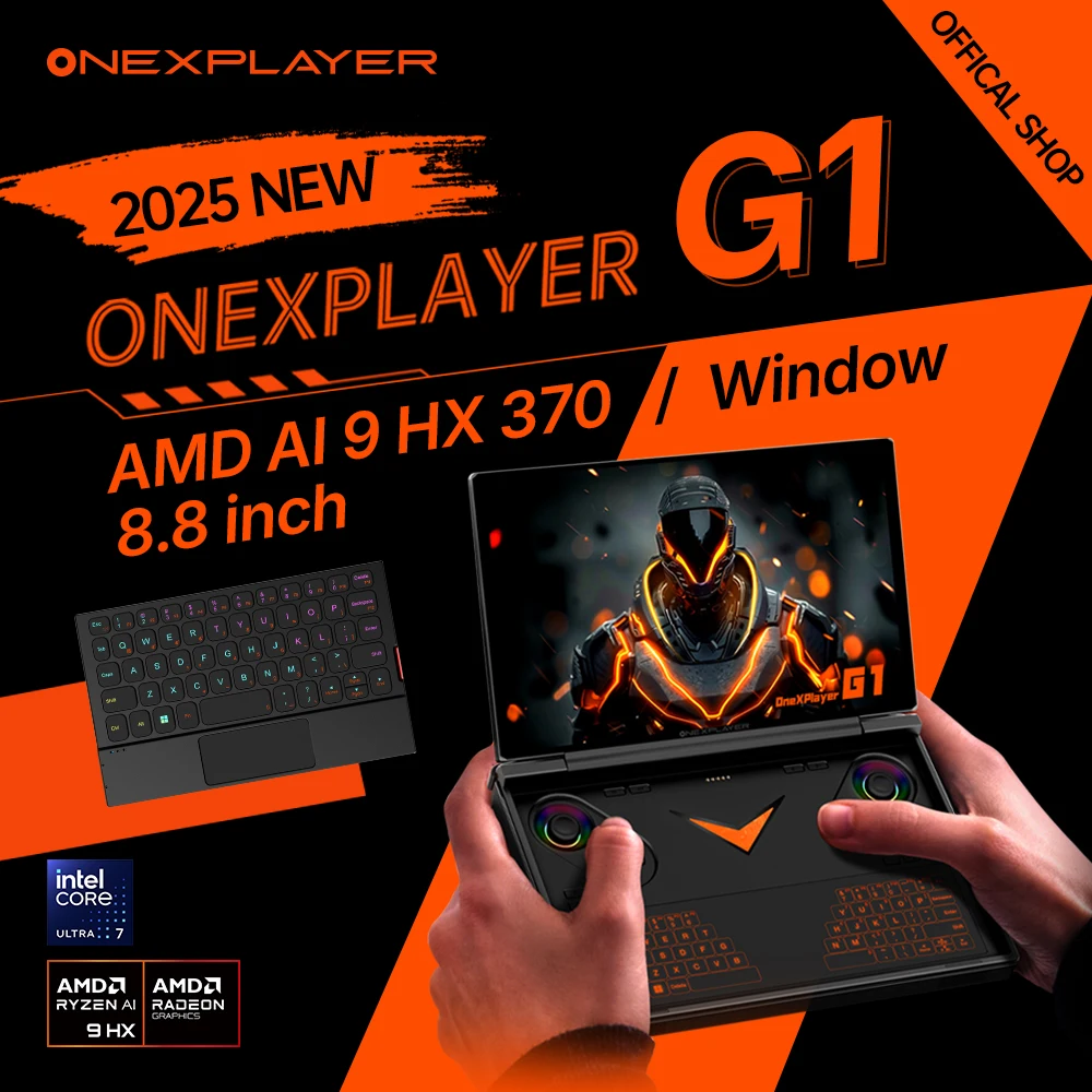 New Onexplayer G1 AI HX 370 8.8 Inch Oculink Laptop Video Game Portable Laptop Bluetooth Dual Keyboard
New Onexplayer G1 AI HX 370 8.8 Inch Oculink Laptop Video Game Portable Laptop Bluetooth Dual Keyboard