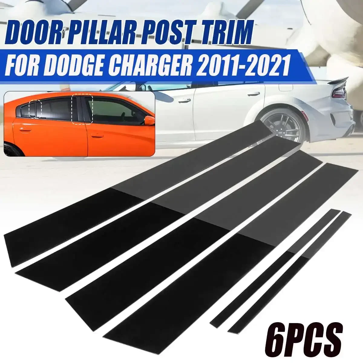 6pcs/set Car Window Pillar Posts Sticker Glossy Black For Dodge Charger 2011 2012 2013 2014 2015 2016 2017 2018 2019 2020 2021
6pcs/set Car Window Pillar Posts Sticker Glossy Black For Dodge Charger 2011 2012 2013 2014 2015 2016 2017 2018 2019 2020 2021