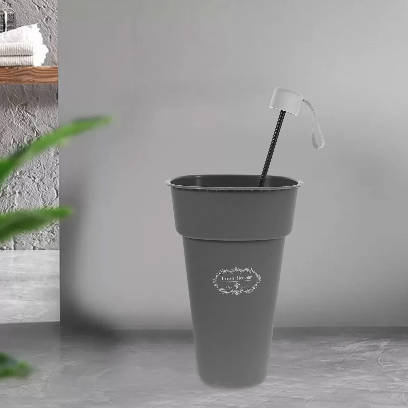 Flower Bucket Plastic Flower Pot Simple Reusable Floral Arrangement Container for Home Office Balcony Decoration
Flower Bucket Plastic Flower Pot Simple Reusable Floral Arrangement Container for Home Office Balcony Decoration