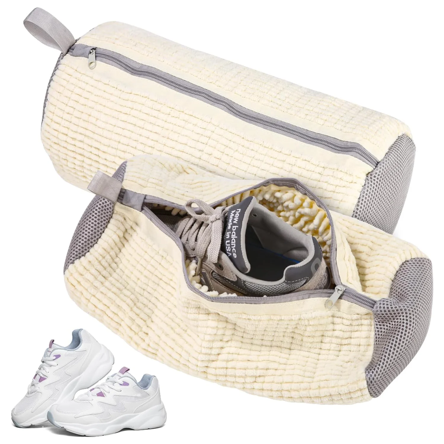 Shoe Washing Machine Bag Laundry Shoe Bag for Washer and Dryer, Reusable Shoe Cleaning Bag for Shoes, Gym, Tennis Shoes, Sports
Shoe Washing Machine Bag Laundry Shoe Bag for Washer and Dryer, Reusable Shoe Cleaning Bag for Shoes, Gym, Tennis Shoes, Sports