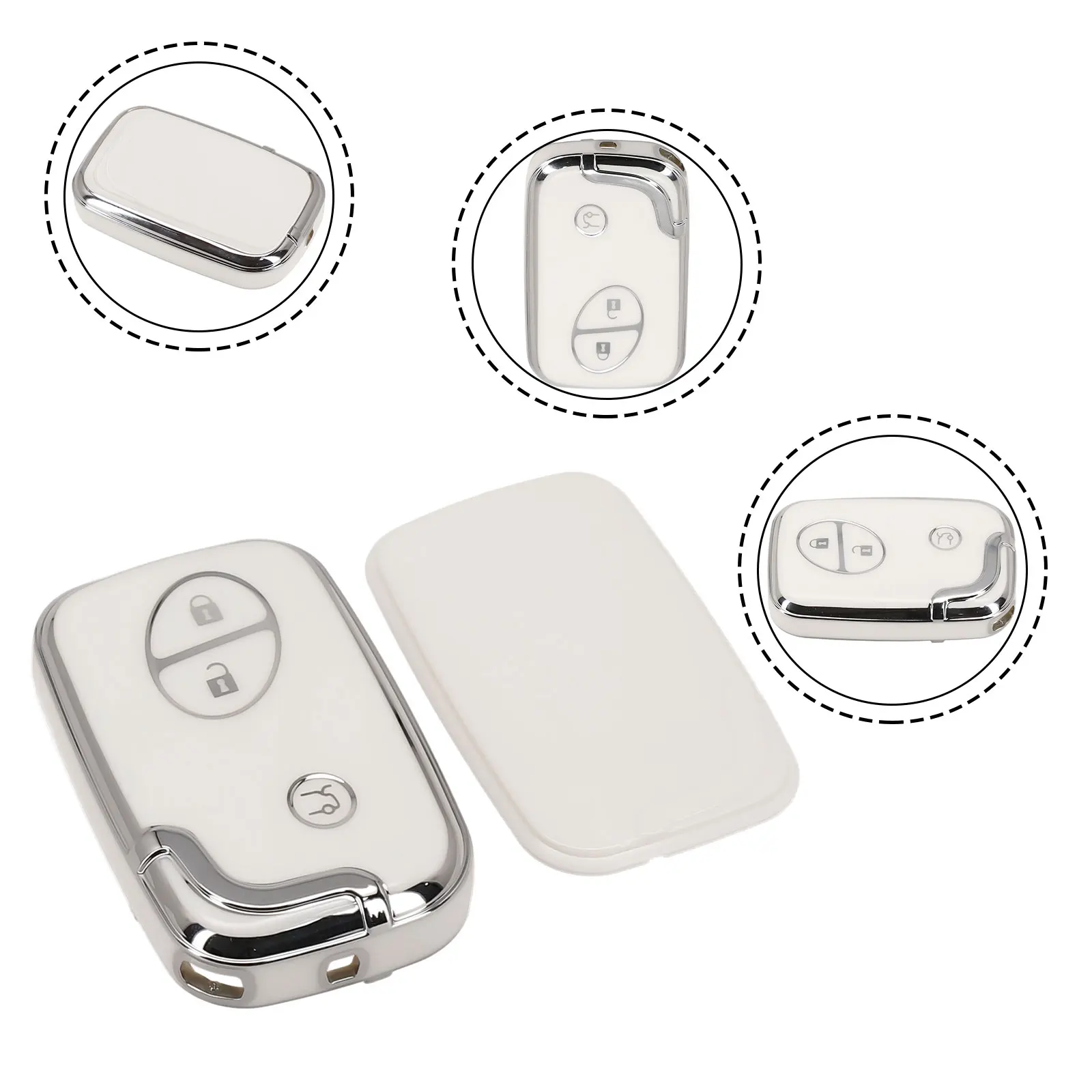 Practical Car Key Case Protective Cover Compact Easy Installation Exquisite Lightweight Replacement Accessories
Practical Car Key Case Protective Cover Compact Easy Installation Exquisite Lightweight Replacement Accessories