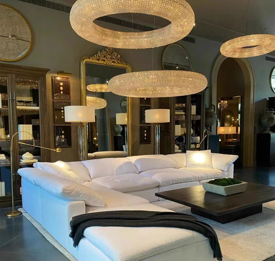 Освещение Роскошный Кристалл Скандинавский Простой Лампа Гостиная Люстра Кольцо Светодиодный Современный Отель Инженерный Декоративный Свет
Освещение Роскошный Кристалл Скандинавский Простой Лампа Гостиная Люстра Кольцо Светодиодный Современный Отель Инженерный Декоративный Свет