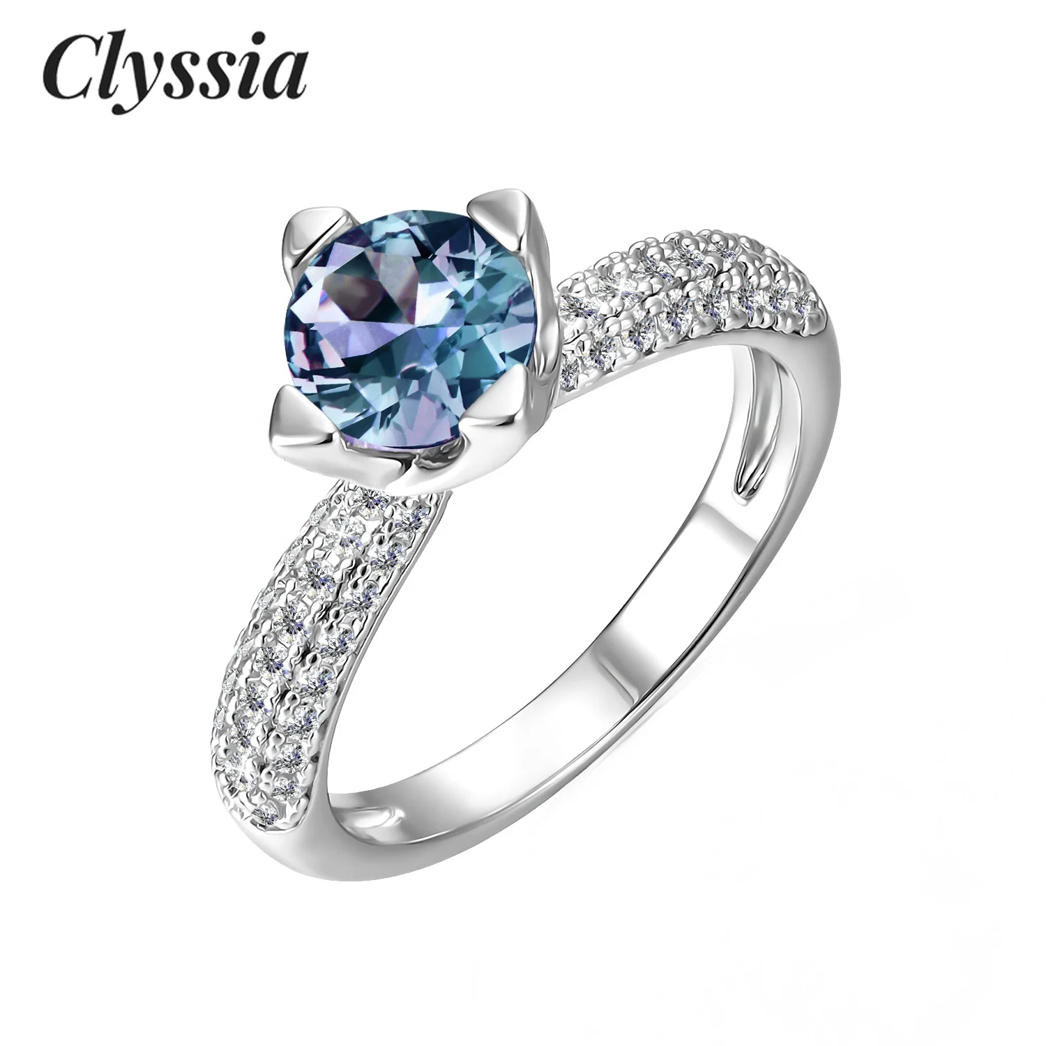 CLYSSIA настоящее серебро 925, александритовый драгоценный камень, кубический цирконий, обручальное серебряное кольцо, изменение цвета, ювелирные изделия, модные женские украшения
CLYSSIA настоящее серебро 925, александритовый драгоценный камень, кубический цирконий, обручальное серебряное кольцо, изменение цвета, ювелирные изделия, модные женские украшения