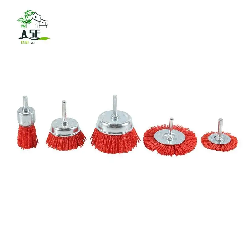 A05E-5 PCS Nylon Filament Abrasive Wire Brush Wheel & Cup Brush Set With 1/4Inch Drill Shank, Nylon Drill Brush Set , Red
A05E-5 PCS Nylon Filament Abrasive Wire Brush Wheel & Cup Brush Set With 1/4Inch Drill Shank, Nylon Drill Brush Set , Red