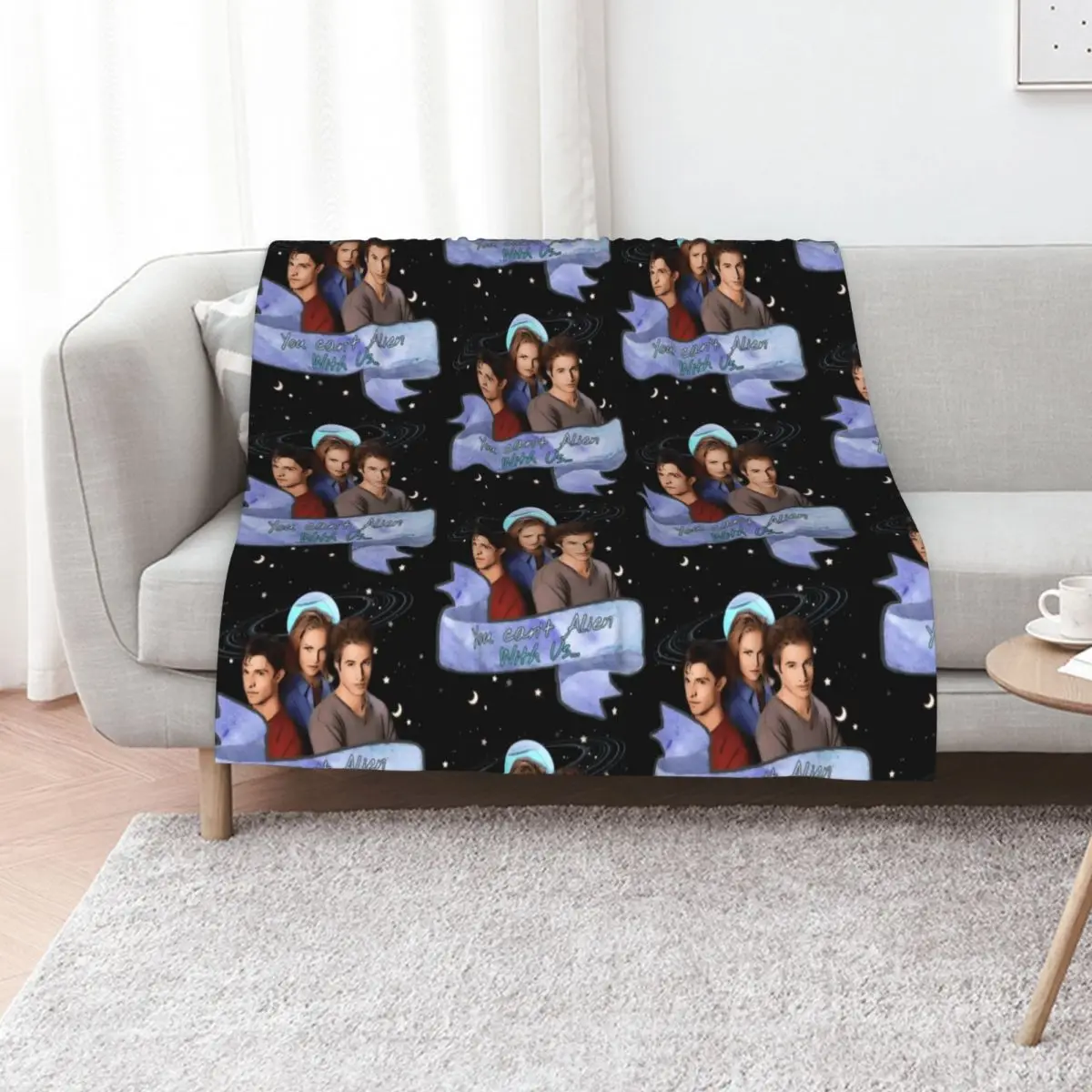 Roswell tv show you can't Alien with us Throw Blanket Flannel Fleece Soft Warm Throw Blanket
Roswell tv show you can't Alien with us Throw Blanket Flannel Fleece Soft Warm Throw Blanket