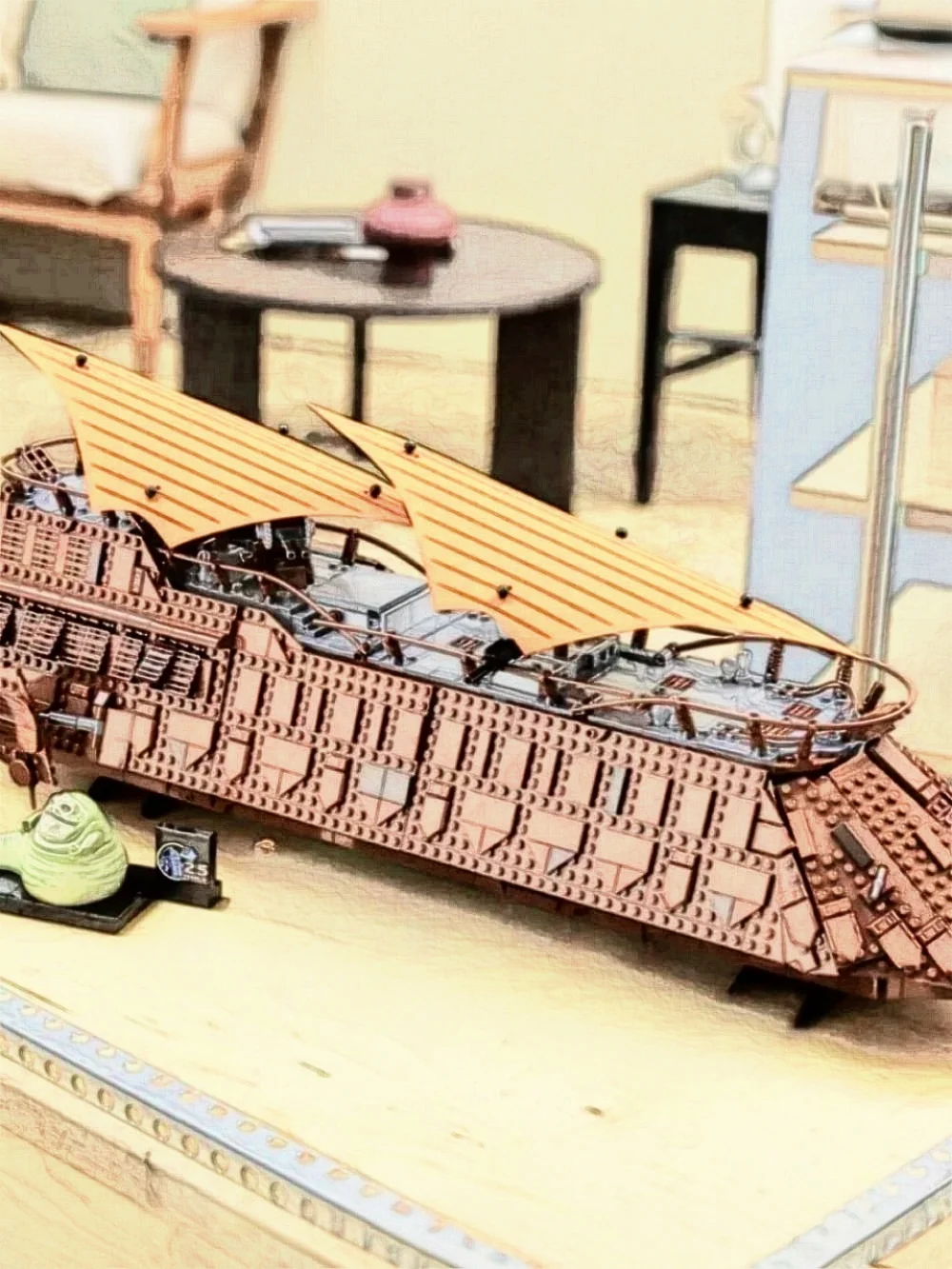 Горячие предложения 3942 шт. Showdown Jabba's Sail Barge Star Battle Puzzle Сборка Модель 75397 Кирпичи для взрослых День рождения Рождественские подарки
Горячие предложения 3942 шт. Showdown Jabba's Sail Barge Star Battle Puzzle Сборка Модель 75397 Кирпичи для взрослых День рождения Рождественские подарки