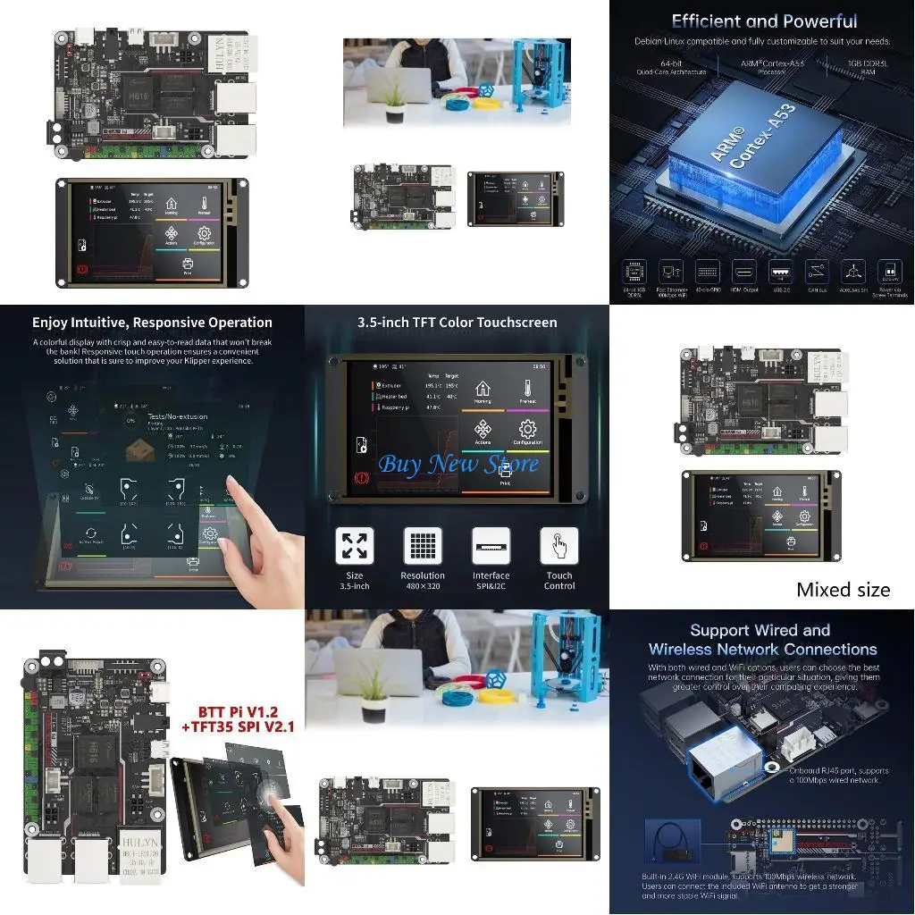 20ce Printing Parts v1.2 + TFT35 SPI v2.1 Комплект управления GPU MALIG31MP2
20ce Printing Parts v1.2 + TFT35 SPI v2.1 Комплект управления GPU MALIG31MP2