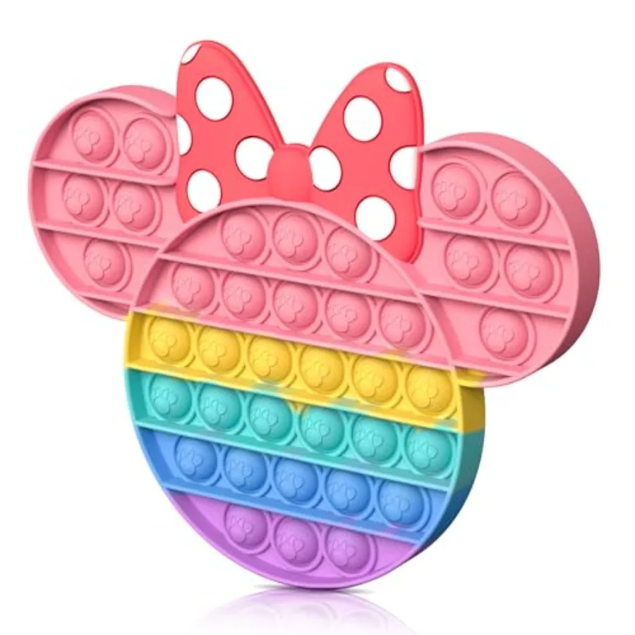 Girls Fidget Toys, Push Bubble Sensory Toy for Toddlers Age 3 4 5-7, Autism Stress Reliever for Classroom Prize Interactive Gam
Girls Fidget Toys, Push Bubble Sensory Toy for Toddlers Age 3 4 5-7, Autism Stress Reliever for Classroom Prize Interactive Gam