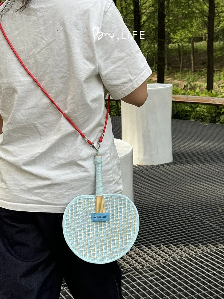 Портативный вентилятор ручной работы Cry Sle, креативный милый летний вентилятор Willow Le, ручной вентилятор через плечо, декоративный подвесной шарм 
Портативный вентилятор ручной работы Cry Sle, креативный милый летний вентилятор Willow Le, ручной вентилятор через плечо, декоративный подвесной шарм