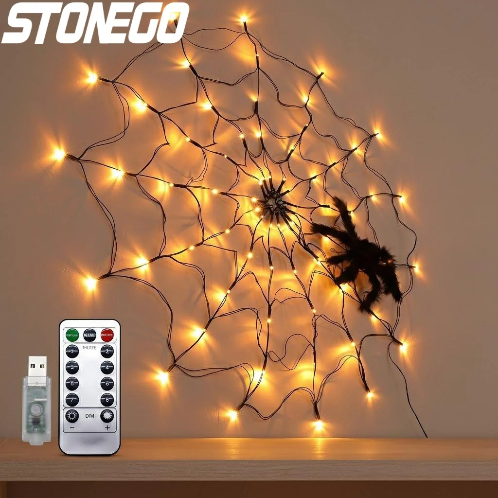 Праздничные светодиодные гирлянды-паутина: волшебная атмосфера, идеально подходят для вечеринок и праздничного освещения
Праздничные светодиодные гирлянды-паутина: волшебная атмосфера, идеально подходят для вечеринок и праздничного освещения