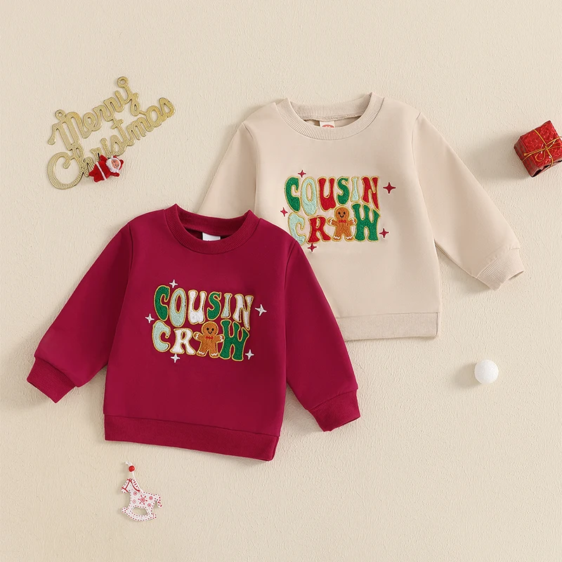 Suefunskry Kids Sweatshirt Tops, Long Sleeve Crew Neck Embroidery Letter Hoodie Pullover Christmas Costume for Boys Girls
Suefunskry Kids Sweatshirt Tops, Long Sleeve Crew Neck Embroidery Letter Hoodie Pullover Christmas Costume for Boys Girls