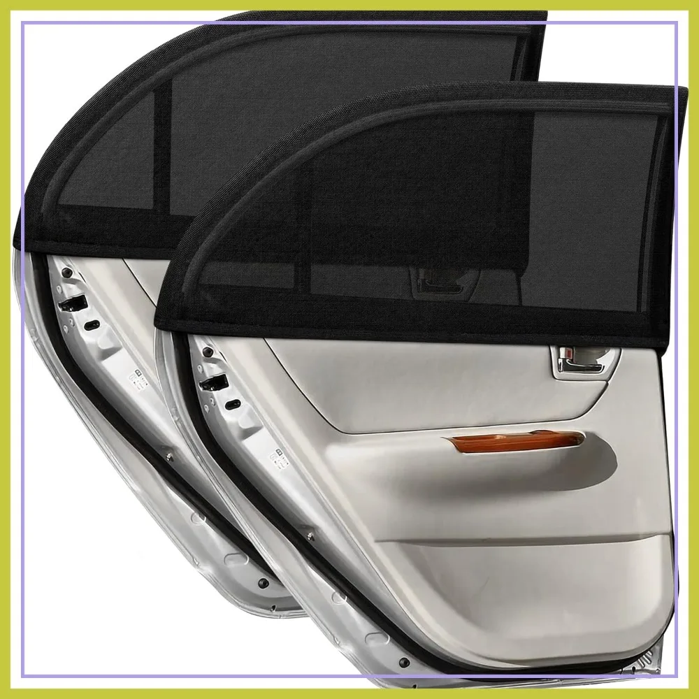 2 Pack Car Sun Shades for SUV MPV, Large Mesh Covers Rear Side Windows, Block UV Rays & Privacy Protection (42"x23")
2 Pack Car Sun Shades for SUV MPV, Large Mesh Covers Rear Side Windows, Block UV Rays & Privacy Protection (42"x23")