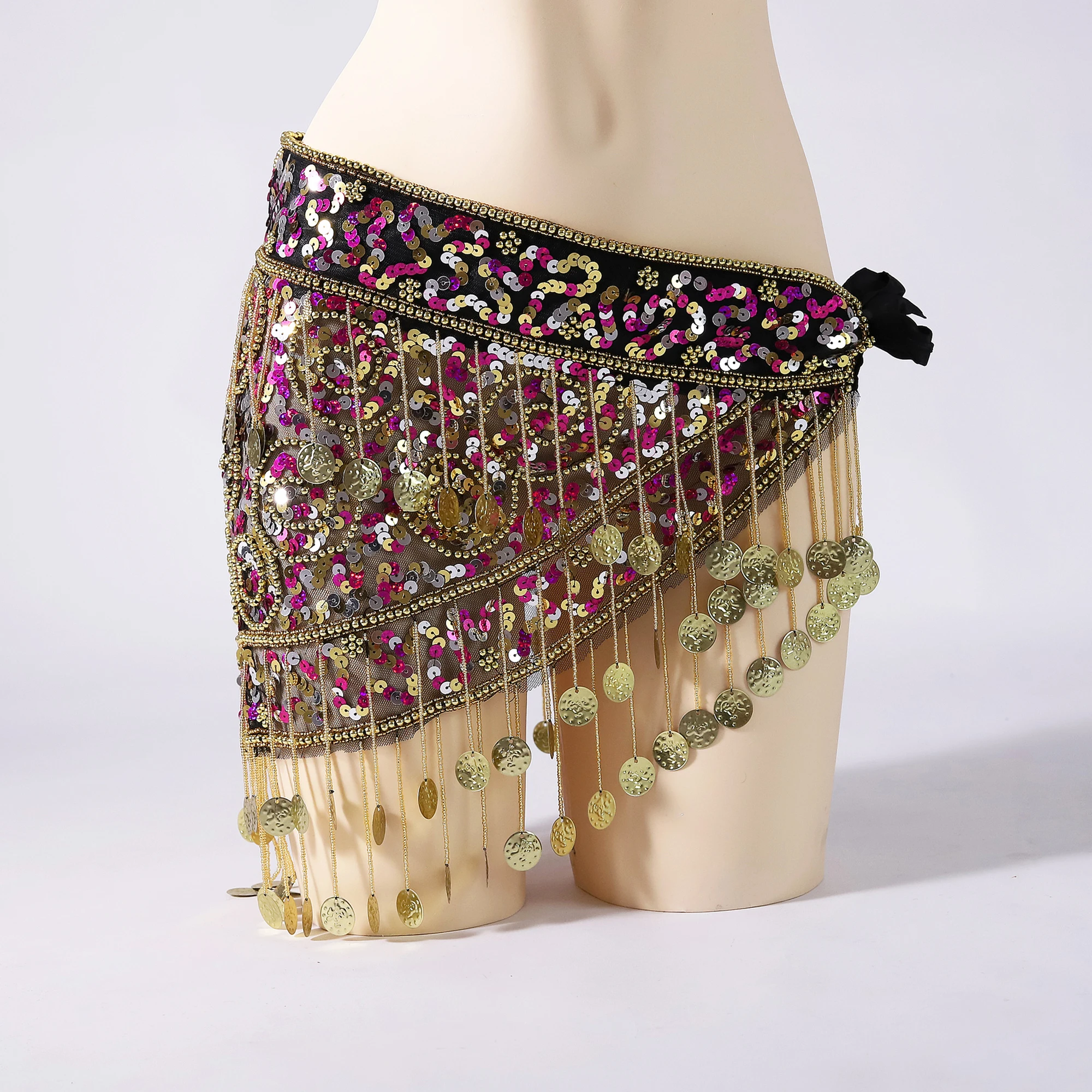 Handmade Belly Dance Accessories Shining Crochet Belt Sequins Hip Scarf Shimmy Coins Wraps Beads Fringes Tribal Belts
Handmade Belly Dance Accessories Shining Crochet Belt Sequins Hip Scarf Shimmy Coins Wraps Beads Fringes Tribal Belts